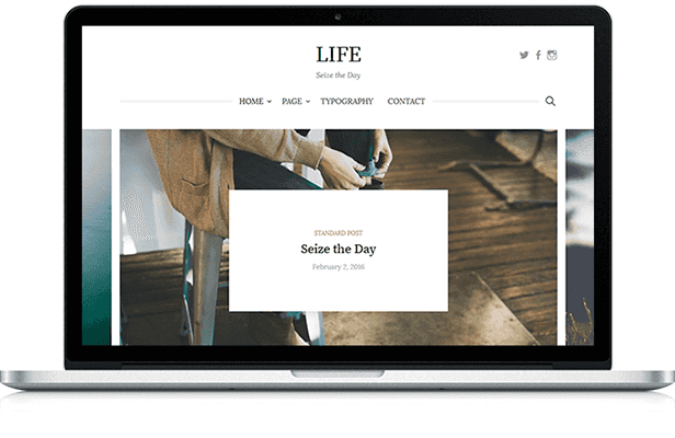 Life - Simple WordPress Blog Theme - 1