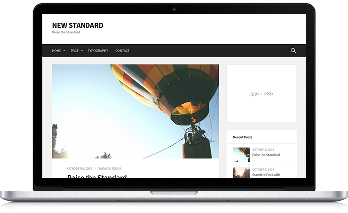 New Standard WordPress Theme