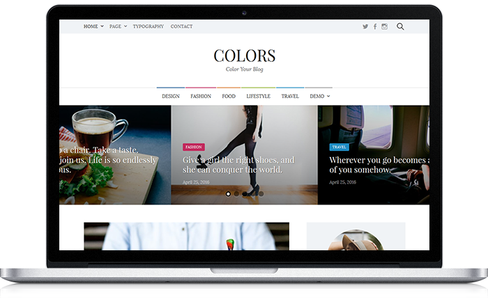 Colors WordPress Theme